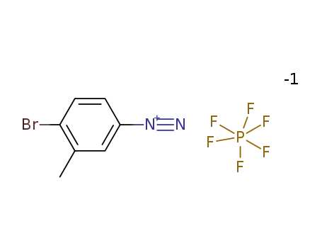 Benzenediazonium, 4-bromo-3-methyl-, hexafluorophosphate(1-)