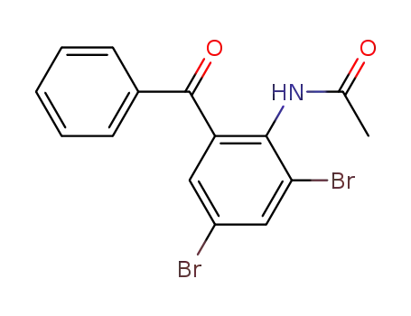 Acetamide, N-(2-benzoyl-4,6-dibromophenyl)-