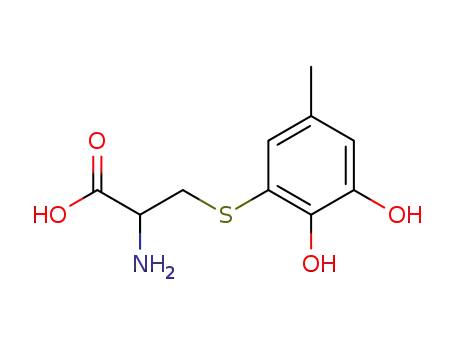 Molecular Structure of 17054-97-6 (3-S-cysteinyl-5-methylcatechol)