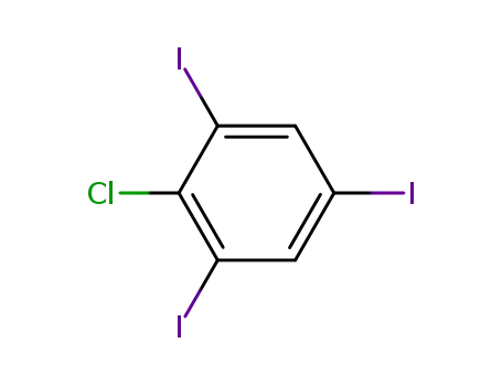 Molecular Structure of 57830-61-2 (2-chloro-1,3,5-triiodo-benzene)