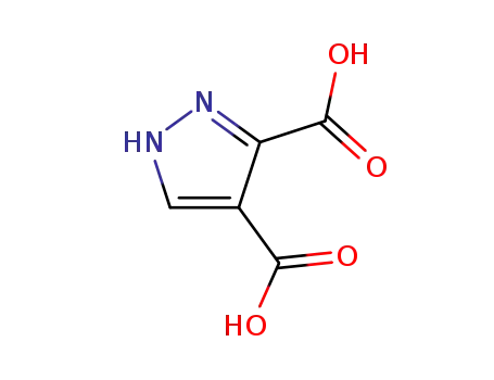 Molecular Structure of 35344-99-1 (3,4-pyrazole dicarboxylic acid)