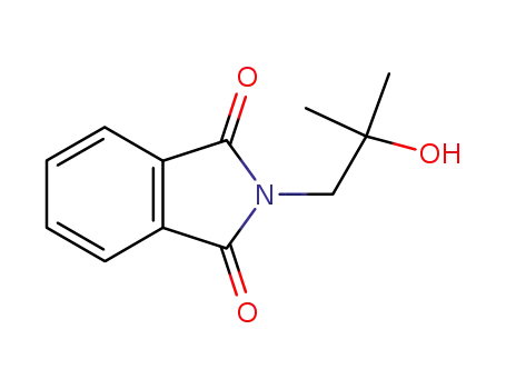 Molecular Structure of 167108-05-6 (<i>N</i>-(β-hydroxy-isobutyl)-phthalimide)