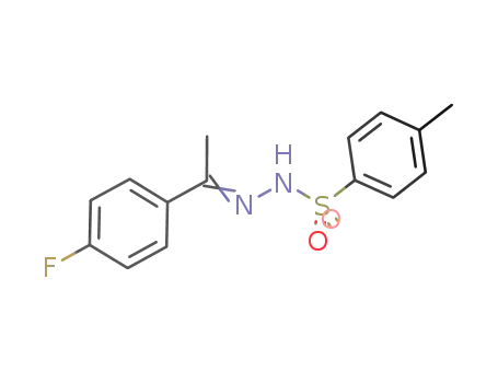 Molecular Structure of 75230-49-8 (N′-(1-(4-fluorophenyl)ethylidene)-4-methylbenzenesulfonohydrazide)