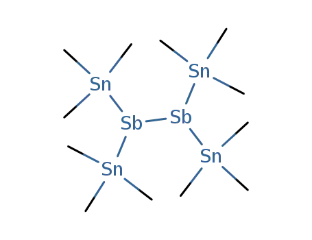 Molecular Structure of 68354-51-8 (tetrakis(trimethylstannyl)distibane)