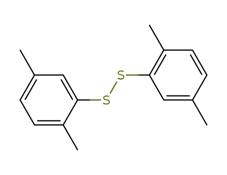 Molecular Structure of 3808-86-4 (Di(2,5-xylyl) disulphide)