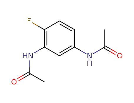 Molecular Structure of 26064-81-3 (Acetamide, N,N'-(4-fluoro-1,3-phenylene)bis-)