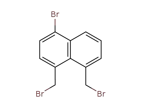 Molecular Structure of 556108-06-6 (4-bromo-1,8-bis(bromomethyl)naphthalene)
