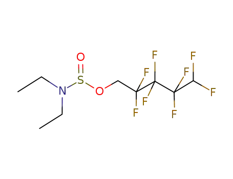 Molecular Structure of 80032-41-3 (2,2,3,3,4,4,5,5-octafluoropentyl diethylamidosulfite)
