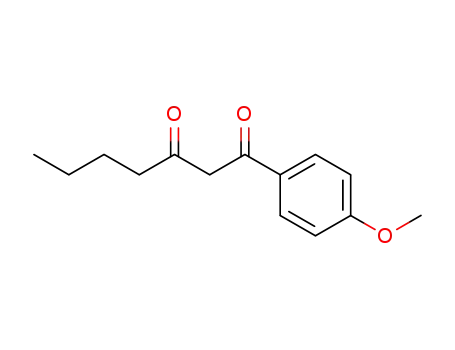 Molecular Structure of 1137261-90-5 (1-(4-methoxyphenyl)-1,3-heptanedione)