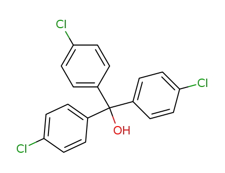 Molecular Structure of 3010-80-8 (4,4',4''-TRICHLOROTRITYL ALCOHOL)