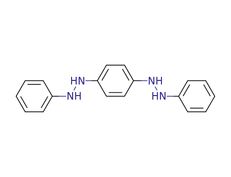 Molecular Structure of 54915-74-1 (1,4-bis-(<i>N</i>'-phenyl-hydrazino)-benzene)