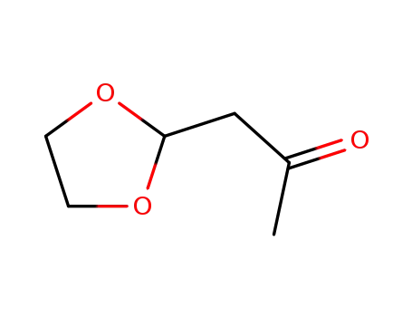 Molecular Structure of 767-04-4 (1-(1,3-dioxolan-2-yl)acetone)
