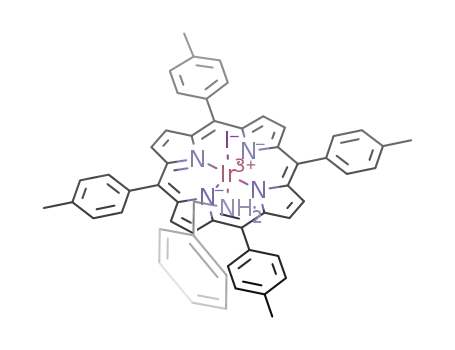 (TTP)Ir(NH<SUB>2</SUB>Bn)I