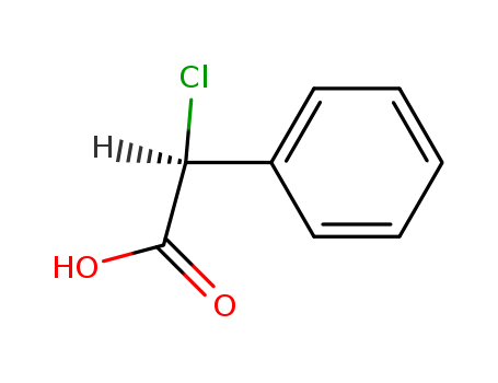 Benzeneacetic acid, a-chloro-, (aS)-