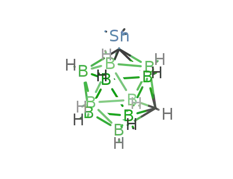 Molecular Structure of 36534-54-0 ((CH<sub>3</sub>)3Sn-1,7-B<sub>10</sub>C<sub>2</sub>H<sub>11</sub>)