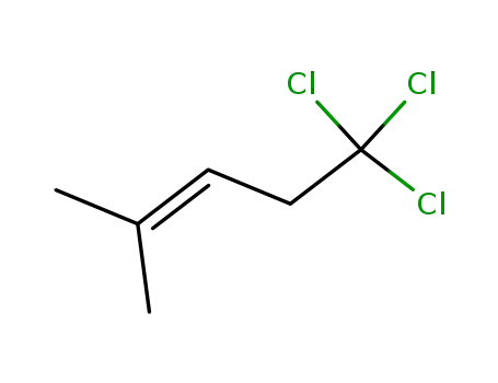 Molecular Structure of 61446-87-5 (2-Methyl-5,5,5-trichloro-2-pentene)