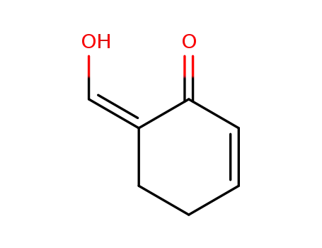 Molecular Structure of 15329-04-1 (6-[1-Hydroxy-meth-(Z)-ylidene]-cyclohex-2-enone)