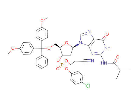 Molecular Structure of 71100-72-6 (ibu-dmt-deoxyguanosine triester)