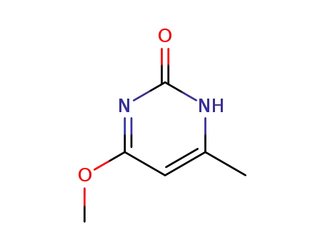Molecular Structure of 61000-87-1 (2(1H)-Pyrimidinone, 4-methoxy-6-methyl- (6CI,9CI))