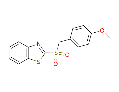 Benzothiazole, 2-[[(4-methoxyphenyl)methyl]sulfonyl]- CAS No  156050-38-3