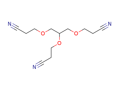 Propanenitrile,3,3',3''-[1,2,3-propanetriyltris(oxy)]tris- cas  2465-93-2