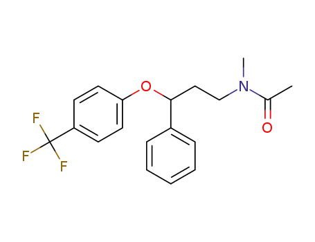 Molecular Structure of 202122-33-6 (N-methyl-N-(3-phenyl-3-(4-(trifluoromethyl)phenoxy)propyl)acetamide)