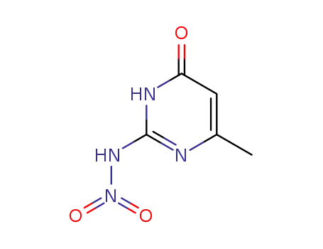 Molecular Structure of 53736-37-1 (2-nitroamino-4(3H)-pyrimidinone)