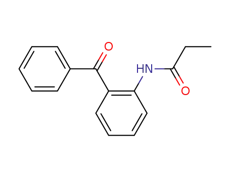 Molecular Structure of 549500-24-5 (N-(2-benzoylphenyl)propanamide)