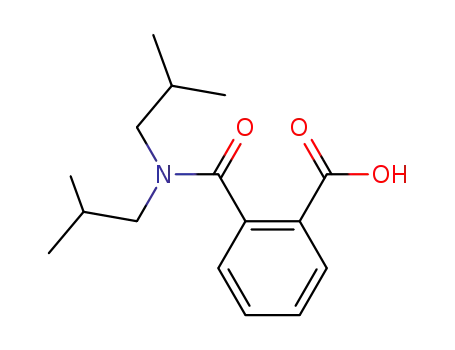 Molecular Structure of 21661-48-3 (<i>N</i>,<i>N</i>-diisobutyl-phthalamic acid)