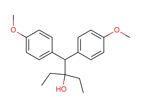 3-(4,4'-dimethoxy-benzhydryl)-pentan-3-ol