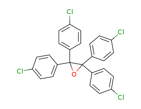 Molecular Structure of 130163-26-7 (tetrakis-(4-chloro-phenyl)-oxirane)