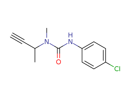 Urea,N'-(4-chlorophenyl)-N-methyl-N-(1-methyl-2-propyn-1-yl)-