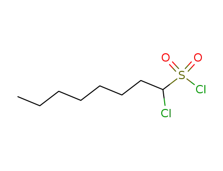 Molecular Structure of 4127-28-0 (1-chlorooctanesulphonyl chloride)