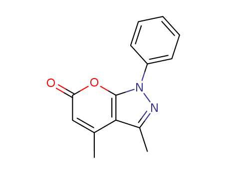 Pyrano[2,3-c]pyrazol-6(1H)-one,3,4-dimethyl-1-phenyl-