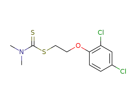 Molecular Structure of 100127-17-1 (dimethyl-dithiocarbamic acid-[2-(2,4-dichloro-phenoxy)-ethyl ester])