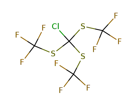 Tris(trifluoromethylthio)chloromethane