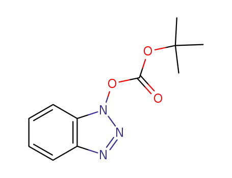 Molecular Structure of 89037-64-9 (1-tert-butoxycarbonyloxybenzotriazole)