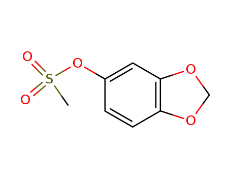 Molecular Structure of 128612-45-3 (1,3-benzodioxol-5-yl methanesulfonate)
