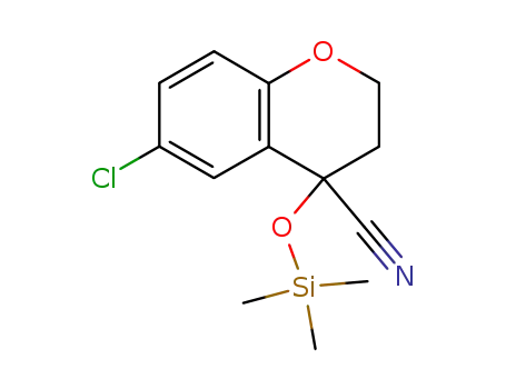 6-chloro-4-cyano-4-<(trimethylsilyl)oxy>-4H-2,3-dihydrobenzopyran