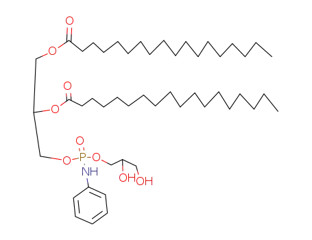 Octadecanoic acid 2-[(2,3-dihydroxy-propoxy)-phenylamino-phosphoryloxy]-1-octadecanoyloxymethyl-ethyl ester