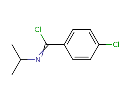 Benzenecarboximidoyl chloride, 4-chloro-N-(1-methylethyl)-