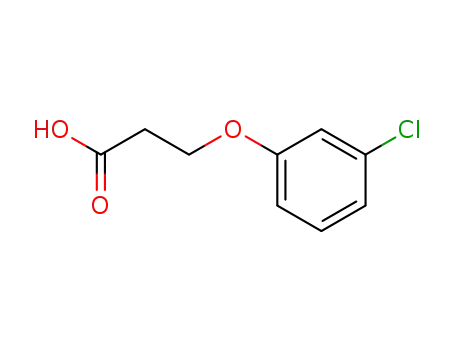 Molecular Structure of 7170-50-5 (3-(3-CHLORO-PHENOXY)-PROPIONIC ACID)