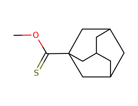 Molecular Structure of 123933-30-2 (O-methyl adamantane-1-carbothioate)