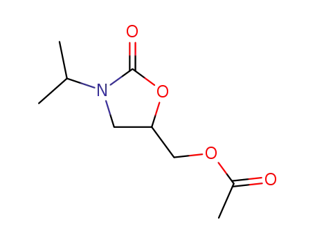 2-Oxazolidinone, 5-[(acetyloxy)methyl]-3-(1-methylethyl)-