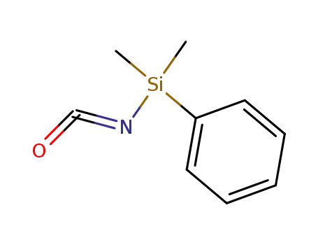 Molecular Structure of 23115-25-5 (Silane, isocyanatodimethylphenyl-)