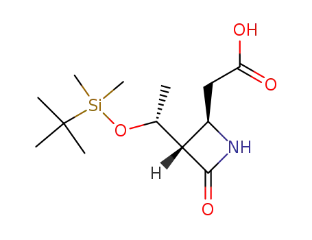 (3S,4R)-3-<(1R)-1-<(tert-Butyldimethylsilyl)oxy>ethyl>-4-(carboxymethyl)azetidin-2-one