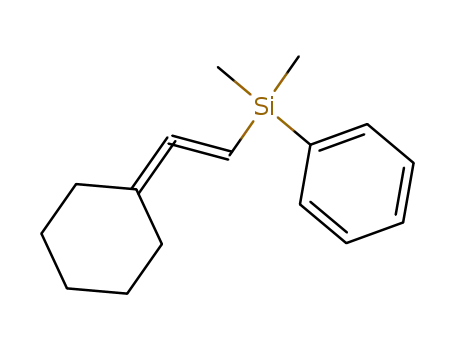 Silane, (cyclohexylideneethenyl)dimethylphenyl-