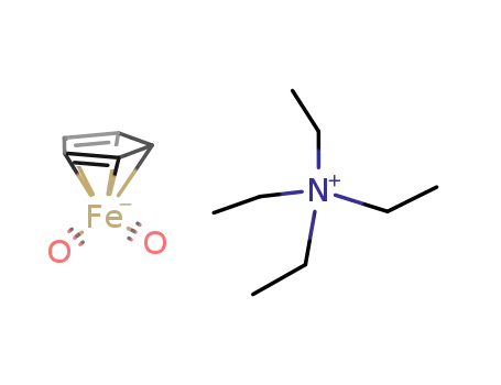 Molecular Structure of 57812-16-5 ((tetraethylammonium)(CpFe(carbonyl)2))