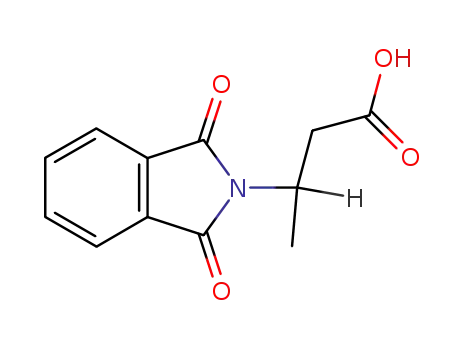 Molecular Structure of 4443-37-2 (2H-Isoindole-2-propanoic acid, 1,3-dihydro-b-methyl-1,3-dioxo-)