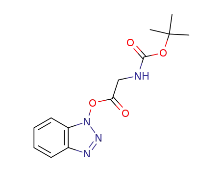 1-(<i>N</i>-<i>tert</i>-butoxycarbonyl-glycyloxy)-1<i>H</i>-benzotriazole